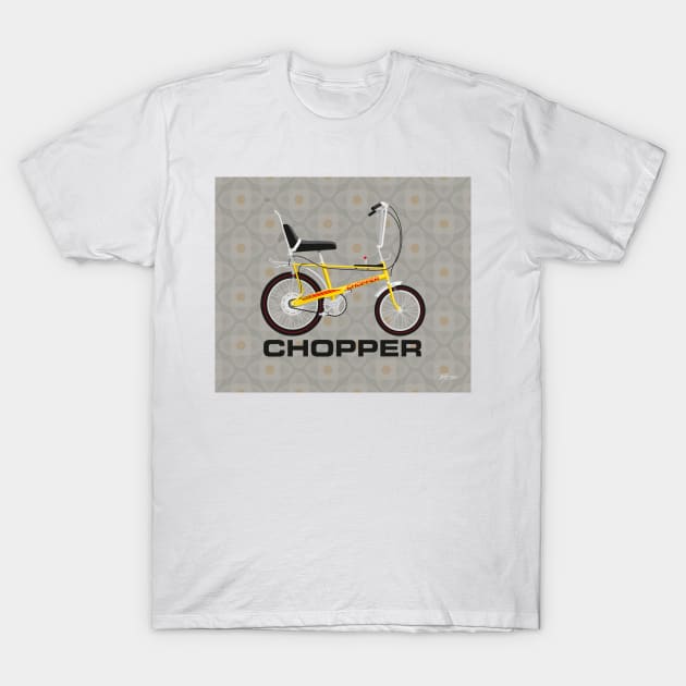 Raleigh Chopper MK2, Fizzy Lemon T-Shirt by Tunstall